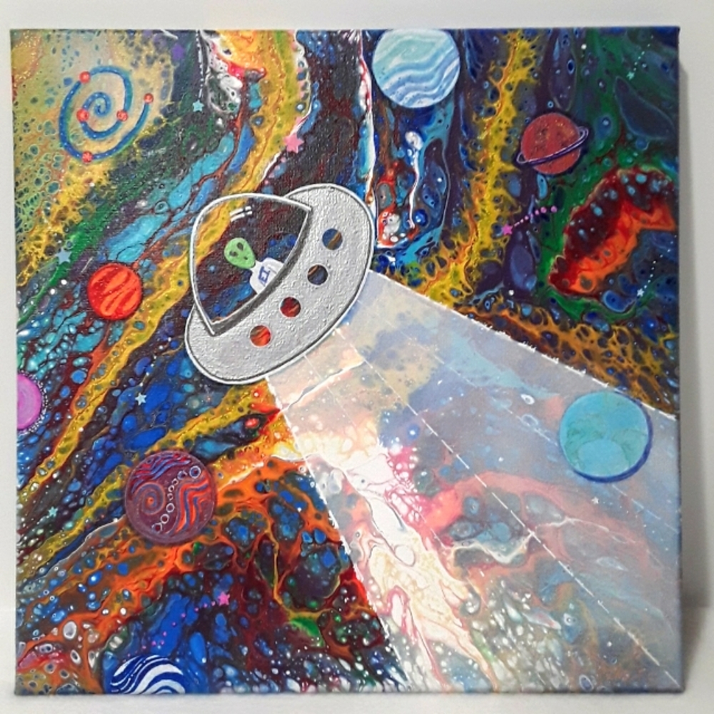 'ET' Abstract Painting